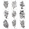 Removable Temporary Water Proof Tattoos Paper Stickers DIY-WH20013-74-1