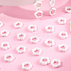 100Pcs Opaque Acrylic Beads MACR-SC0002-25-7