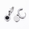 304 Stainless Steel Hoop Earrings EJEW-H338-34P-2
