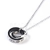 304 Stainless Steel Pendant Necklaces NJEW-L155-05-3