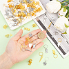 120Pcs 12 Styles Alloy & Iron Dreadlocks Hair Rings Decoration OHAR-SC0001-18A-4
