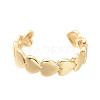 Adjustable Brass Cuff Rings RJEW-M135-05G-2