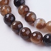 Natural Striped Agate/Banded Agate Beads Strands G-G581-10mm-11-3