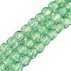 Handmade Foil Lampwork Beads Strands FOIL-K003-05E-1