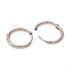 201 Stainless Steel Huggie Hoop Earrings EJEW-L250-01J-P-3
