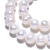 Natural Cultured Freshwater Pearl Beads Strands PEAR-S001-9-10mm-3-6