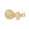 Micro Pave Clear Cubic Zirconia Pendants KK-L253-13G-06-2