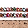 Electroplate Transparent Glass Beads Strands EGLA-N022-14A-B01-4