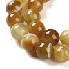 Natural Striped Agate/Banded Agate Beads Strands G-Z060-A01-C09-4