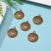 Tibetan Style Alloy Pendants X-TIBEP-R191-AB-FF-4