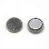 Faux Mink Fur Covered Cabochons X-WOVE-S084-49I-1