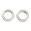Non-Tarnish 316 Stainless Steel Spring Gate Rings LS-STAS-M296-01P-C-01-2