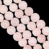 2 Strands Natural Rose Quartz Dyed Beads Strands G-GO0001-27B-4
