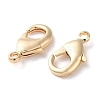 Rack Plating Brass Lobster Claw Clasps KK-F090-27LG-03-2