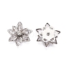 Acrylic Rhinestone Flower Flat Back Cabochons LS-RSB027-06-2