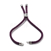 Twisted Nylon Cord Silder Bracelets DIY-B066-03P-26-3