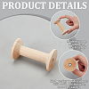 Wood Bobbins WOOD-WH0124-72-4