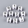 Opaque Acrylic European Large Hole Beads SACR-N020-01M-02-1