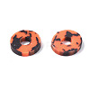 Handmade Polymer Clay Beads Strands CLAY-R089-6mm-160-4