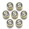 Alloy Enamel Beads ENAM-S122-028S-NR-1