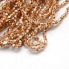 Electroplate Glass Beads Strands EGLA-J026-3mm-F03-2