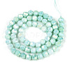 Anti-Tarnish Electroplate Glass Beads Strands X-EGLA-T021-6mm-15-11-2