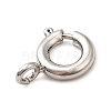 Brass Spring Ring Clasps KK-D407-20P-B-2