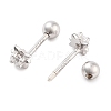 925 Sterling Silver Micro Pave Cubic Zirconia Cartilage Earrings for Women EJEW-F342-06P-2