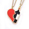 304 Stainless Steel Pendant Necklaces NJEW-O104-12-2
