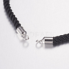 Nylon Twisted Cord Bracelet Making MAK-F019-04P-2