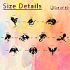 10 Style Silhouette Paper AJEW-WH0341-005-2
