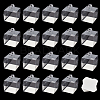 Foldable Square Transparent PET Carrier Cupcake Boxes CON-WH0088-28B-8