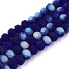 Transparent Glass Beads Strands EGLA-A044-T8mm-MB06-1