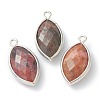 Natural Rhodonite Pendants G-B009-01P-F-1