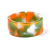 Resin Wide Band Cuff Ring RJEW-T022-013-5