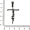 Ion Plating(IP) 304 Stainless Steel Pendants STAS-D179-13B-3