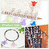 10Pcs 10 Style Number 0~9 Angel Locking Stitch Marker HJEW-PH01604-4