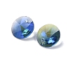 Faceted Glass Rhinestone Charms RGLA-F049-8mm-206PS-2
