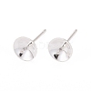 925 Sterling Silver Stud Earring Findings STER-K167-027D-S-6