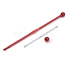 DIY Alloy Beadable Crochet Hooks AJEW-A064-02A-2