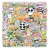 Girl Theme PVC Plastic Sticker Labels STIC-PW0005-15-1