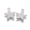201 Stainless Steel Charms STAS-L233-031B-P-2