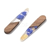 Resin and Walnut Pendants LS-FIND-R051-08A-2
