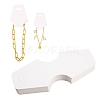 White Necklace Jewellery Displays Cards X-NDIS-ZX002-1