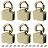 6Pcs Zinc Alloy Bag Buckles FIND-GF0006-89D-1