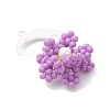 Glass Seed Beaded Moon & Flower Pendants PALLOY-MZ01185-01-3