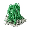 100Pcs Polyester Cord Mobile Straps MOBA-FS0001-02D-1