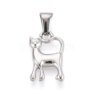 303 Stainless Steel Pendants STAS-Q110-07P-1