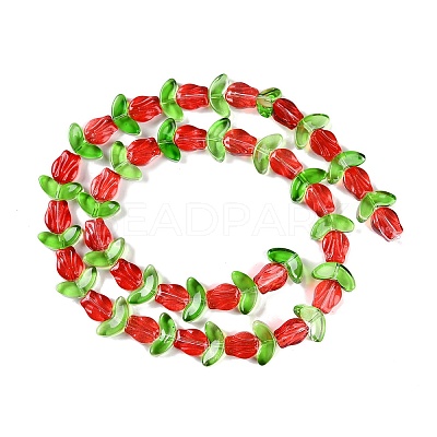 Transparent Glass Bead Strands GLAA-K070-02D-1