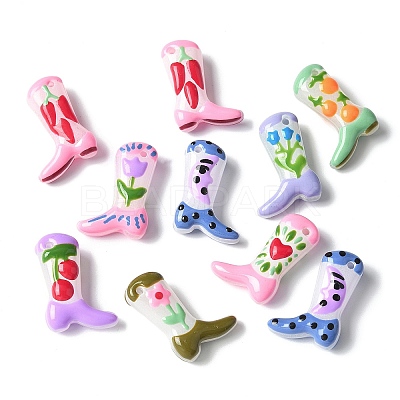 Baking Paint Glass Enamel Beads BLOW-D300-01A-1